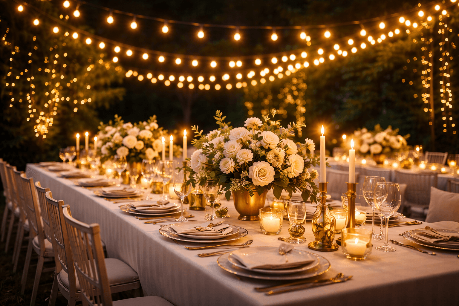 String Lights Background